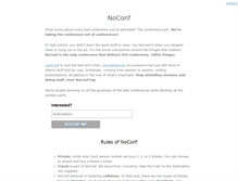 Tablet Screenshot of noconf.com